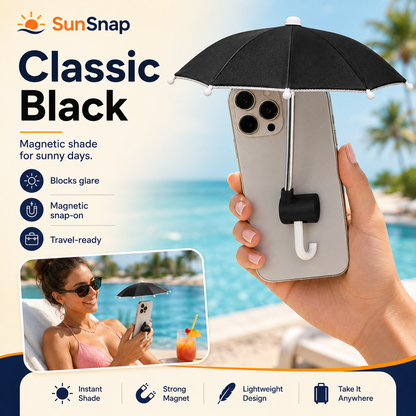SunSnap™ Magnetic Phone Sun Shield